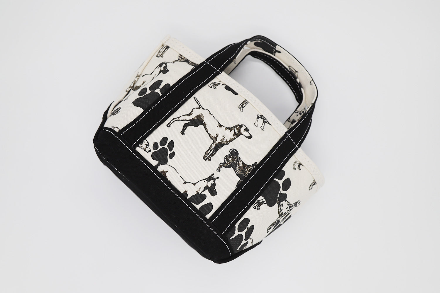 TEMBEA｜テンベア【TOTE BAG MINI / DOG FOOT PRINT / BLACK】 – and-g