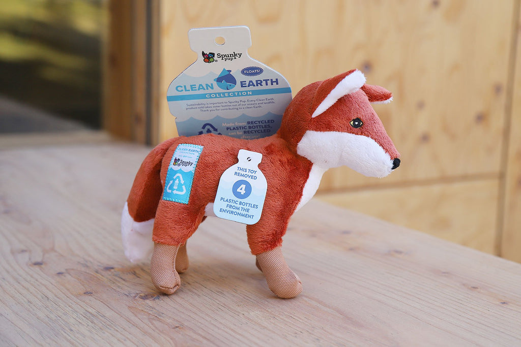 Spunky pup｜スパンキーパップ【CLEAN EARTH PLUSH TOY / FOX S 】-and-g